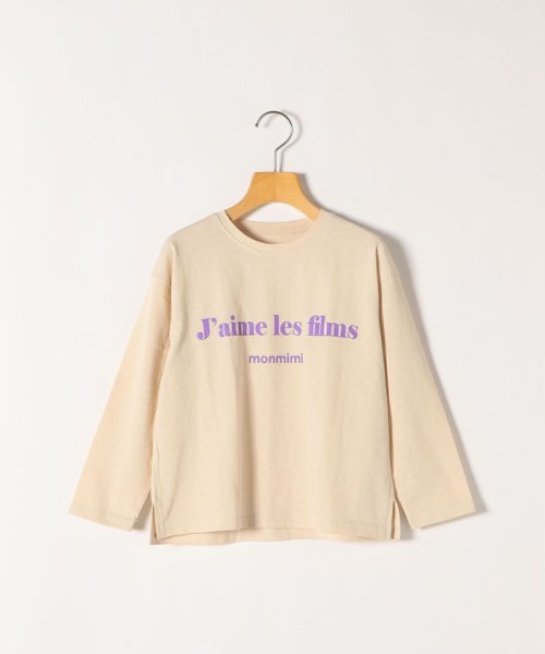 SHIPS any WOMEN(シップス　エニィ　ウィメン)/【SHIPS any別注】MONMIMI: ロゴプリント ロングスリーブ Tシャツ 長袖<KIDS>◇/img15