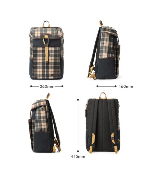 マスターピース リュック バッグ メンズ レディース チェック カラビナ付き A4 B4 master－piece mspc－02351－c2 