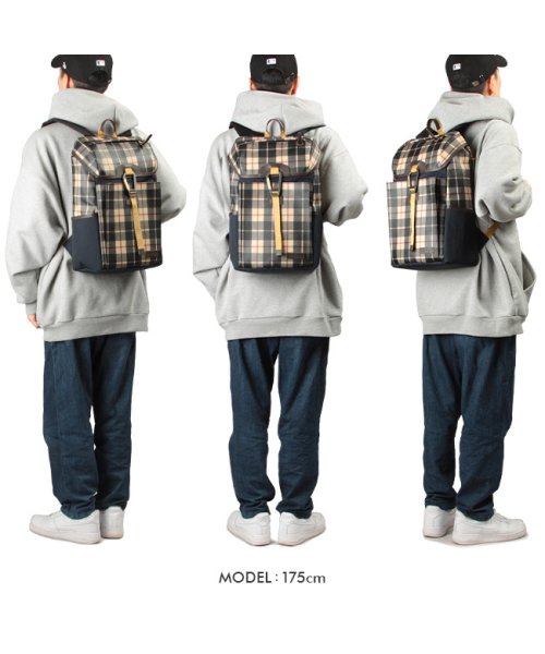 マスターピース リュック バッグ メンズ レディース チェック カラビナ付き A4 B4 master－piece mspc－02351－c2 