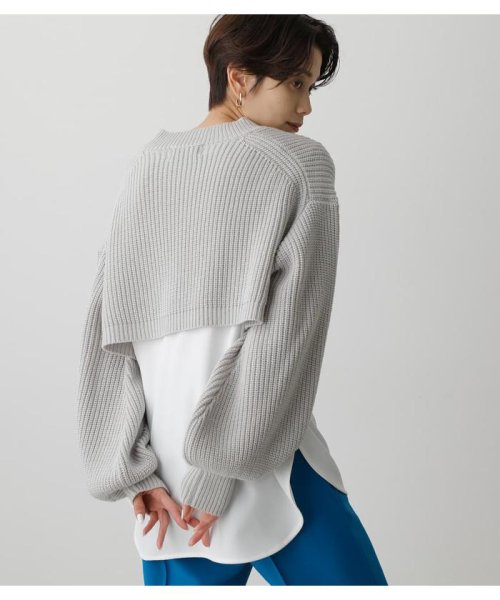AZUL by moussy(アズールバイマウジー)/SHORT KNIT SET TOPS ２/img28