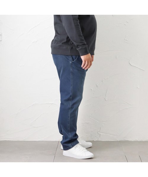 MAC HOUSE(men)(マックハウス（メンズ）)/[大きいサイズ] NAVY ネイビー RUN DENIM クライミングジョガー キングサイズ RD－M026－K/img02