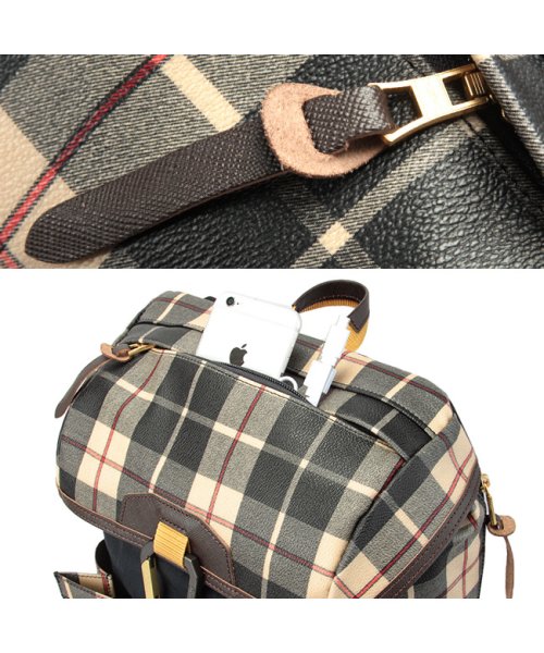 マスターピース リュック バッグ メンズ レディース チェック カラビナ付き A4 B4 master－piece mspc－02351－c2 