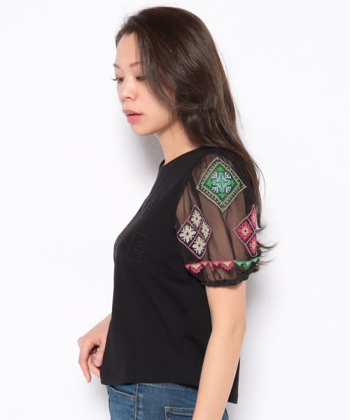Desigual(デシグアル)/刺繍袖 Tシャツ/img06