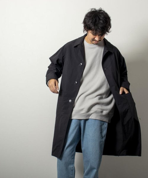 WORK ABOUT(WORK ABOUT)/【WORK ABOUT/ワークアバウト】WIND SURF COAT ステンカラーコート 撥水加工/img08