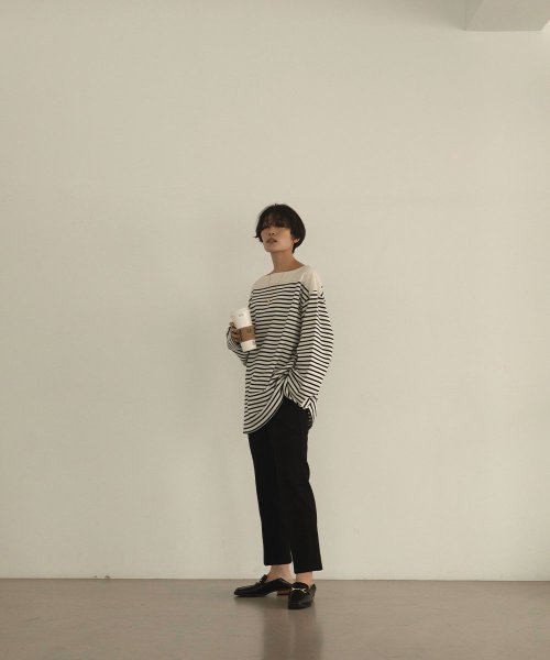 marjour(マージュール)/BASQUE BORDER TEE/img11