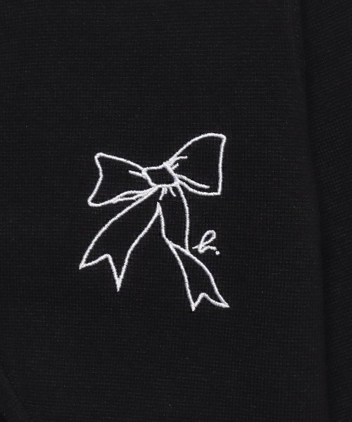agnes b. GIRLS(アニエスベー　ガールズ)/LS43 E BOLERO キッズ リボン刺繍ボレロ/img02