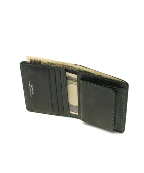 SLOW(スロウ)/スロウ 財布 二つ折り SLOW bridle mini wallet 二つ折り財布 BOX型小銭入れ 本革 ブライドルレザー ブランド 日本製 SO789J/img07