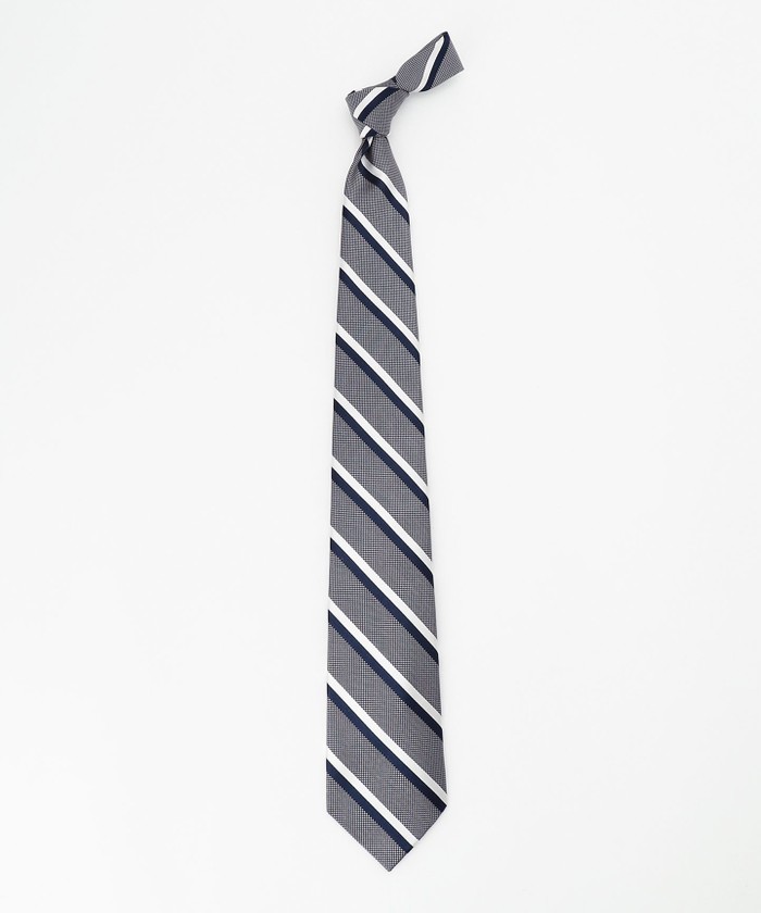 【BASIC】ダブルストライプネクタイ(504490868)|HANKYU MEN'S / 阪急メンズ