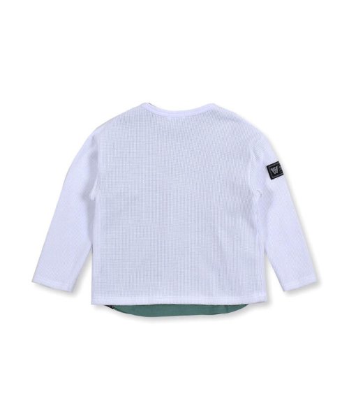 WASK(ワスク)/W ワッペン 長袖 + ロゴ 半袖 Tシャツ セット (100~160cm)/img08
