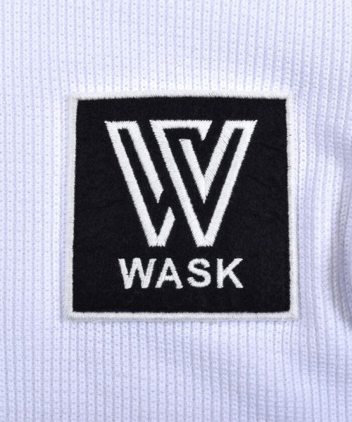 WASK(ワスク)/W ワッペン 長袖 + ロゴ 半袖 Tシャツ セット (100~160cm)/img10