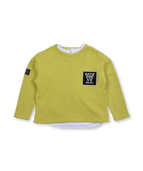WASK(ワスク)/W ワッペン 長袖 + ロゴ 半袖 Tシャツ セット (100~160cm)/img14