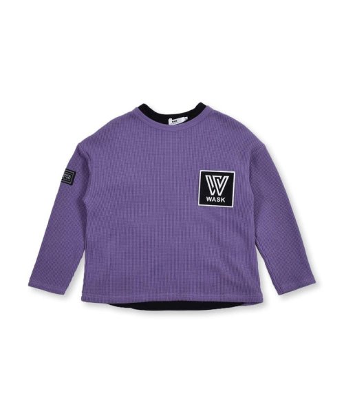 WASK(ワスク)/W ワッペン 長袖 + ロゴ 半袖 Tシャツ セット (100~160cm)/img18