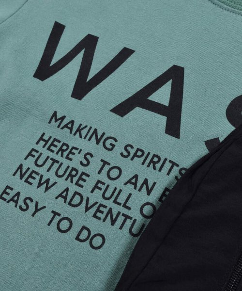 WASK(ワスク)/片 ポケット ワイド ロング Tシャツ (100~160cm)/img14