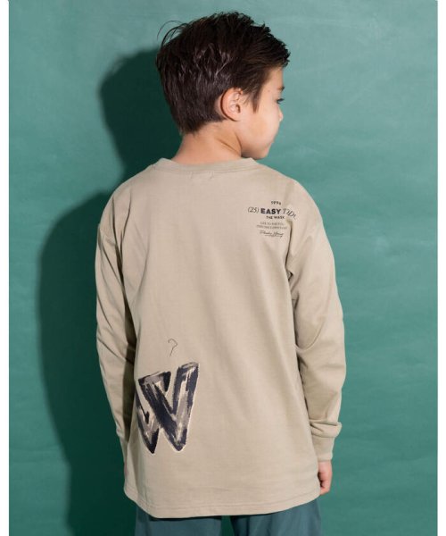 WASK(ワスク)/ペンキ プリント ビッグ ロング Tシャツ (100~160cm)/img04