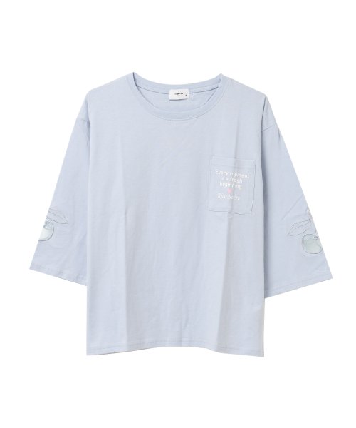 RiCO SUCRE(リコ シュクレ)/チェリーチュール七分袖Tシャツ/img14