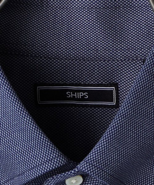 SHIPS MEN(シップス　メン)/SHIPS: COOLMAX(R) ジャージ ボタンダウン ブルー無地 シャツ/img09