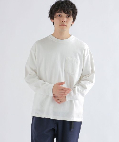 SHIPS any MEN(シップス　エニィ　メン)/SHIPS any: 日本製 USAコットン ヘビーウェイト ポケット 長袖 Tシャツ◇/img03