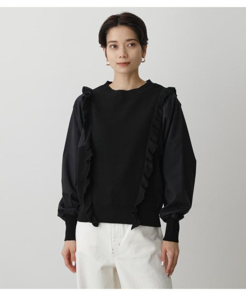 AZUL by moussy(アズールバイマウジー)/FRILL KNIT PULLOVER ２/img04