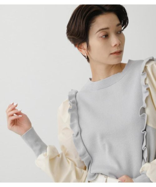 AZUL by moussy(アズールバイマウジー)/FRILL KNIT PULLOVER ２/img20