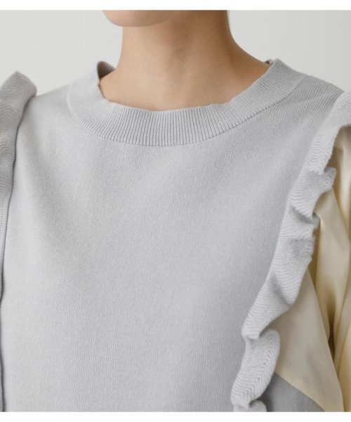AZUL by moussy(アズールバイマウジー)/FRILL KNIT PULLOVER ２/img25