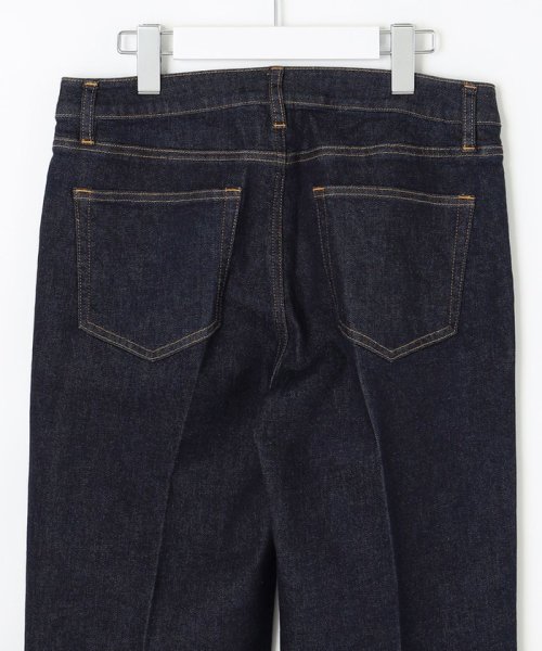 J.PRESS LADIES(J．プレス　レディス)/【驚異の伸縮性】10oz Stretch Denim セミワイド デニムパンツ/img14