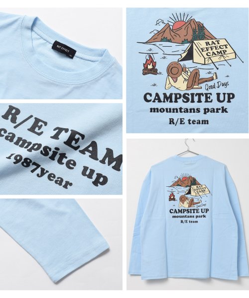 RAT EFFECT(ラット エフェクト)/CAMPSITEUPロングTシャツ/img17