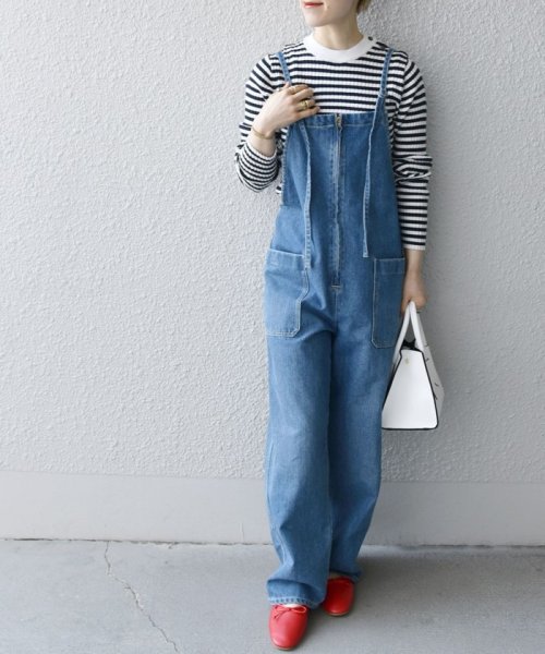 SHIPS any WOMEN(シップス　エニィ　ウィメン)/SHIPS any:〈ウォッシャブル〉デニムサロペット［SHIPS any DENIM］/img25