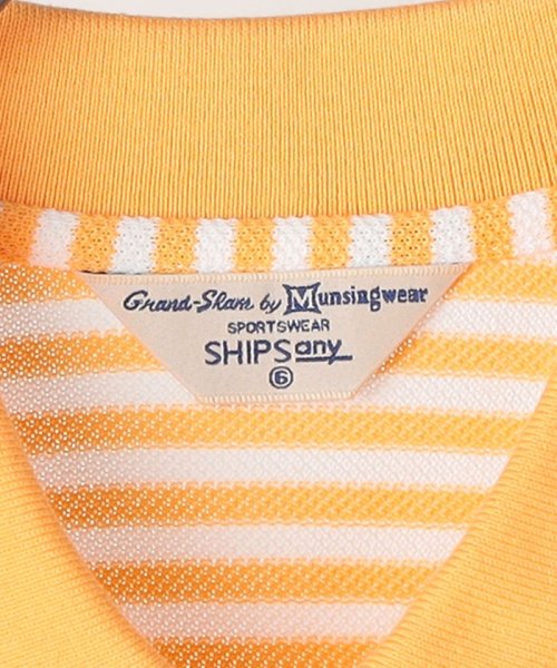 SHIPS any MEN(シップス　エニィ　メン)/【SHIPS any別注】Munsingwear: ビック ポロシャツ ボーダー 半袖 22SS◇/img11