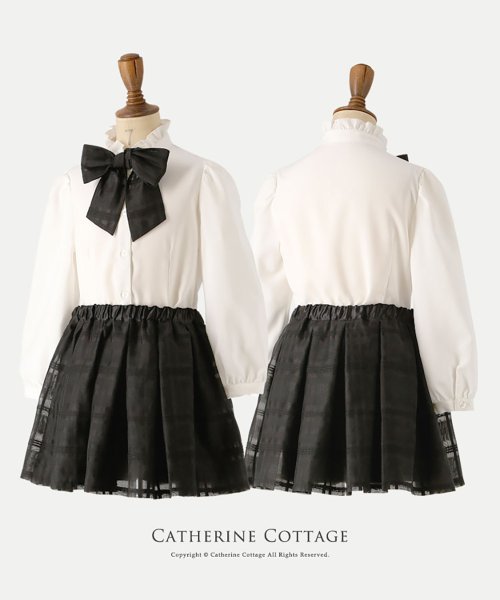 Catherine Cottage(キャサリンコテージ)/チェックオーガンジースカートスーツセット/img04
