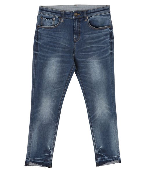 裾カットオフストレッチデニム イェッカ ヴェッカ Yecca Vecca Magaseek