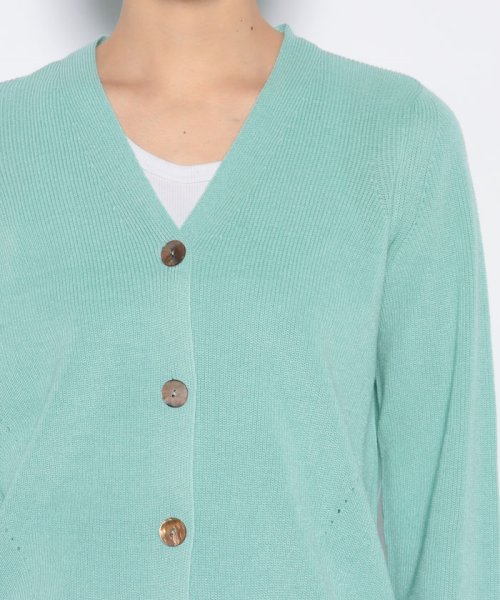 Vネックニットカーディガン 