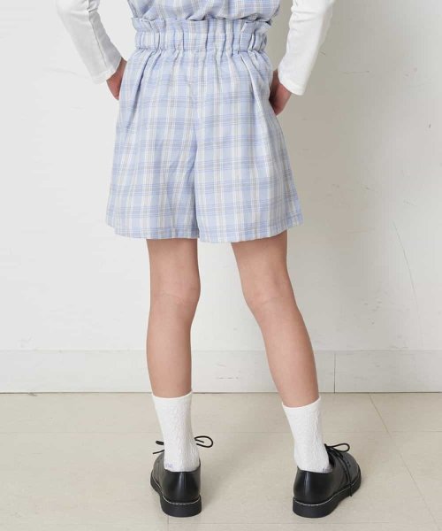 a.v.v(KID'S)(アー・ヴェ・ヴェキッズ)/[100－130]【セットアップ対応】バックル付きチェック柄キュロット/img04