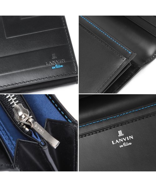 LANVIN(ランバン)/ランバン 財布 長財布 本革 レザー メンズ レディース ブランド 薄い 薄型 スリム ランバンオンブルー LANVIN en Bleu 527624/img14