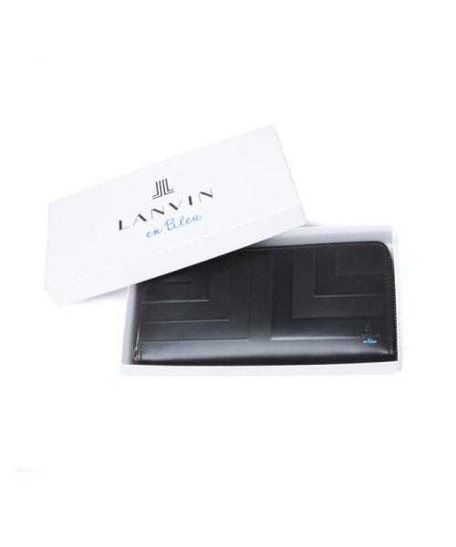 LANVIN(ランバン)/ランバン 財布 長財布 本革 レザー メンズ レディース ラウンドファスナー ブランド ランバンオンブルー LANVIN en Bleu 527625/img15