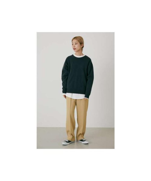 BLACK BY MOUSSY(ブラックバイマウジー)/relax straight pants/img18