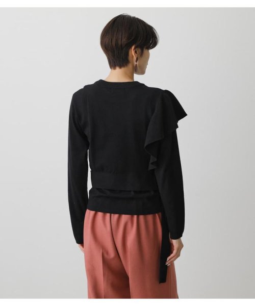AZUL by moussy(アズールバイマウジー)/2WAY SHORTVEST LAYERED KNIT/img06