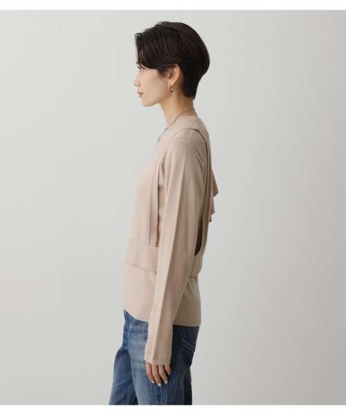 AZUL by moussy(アズールバイマウジー)/2WAY SHORTVEST LAYERED KNIT/img14