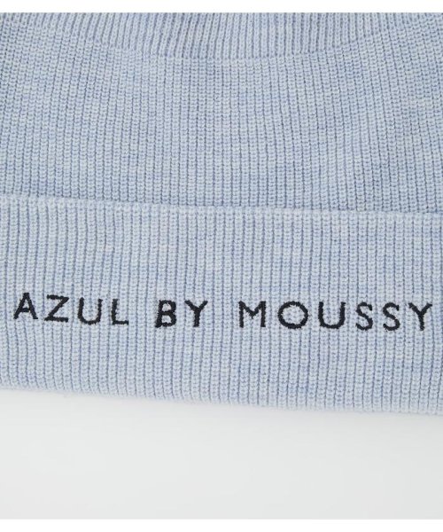 AZUL by moussy(アズールバイマウジー)/AZULBYMOUSSY LOGO KNIT CAP/img14