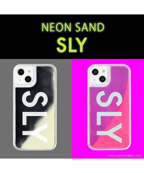 SLY(スライ)/iphone13 ケース SLY スライ ネオンサンドケース/logo スマホケース iphone13 ケース きらきら かわいい キラキラ iphone13ケ/img02