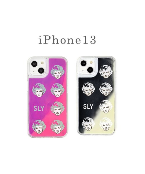 SLY(スライ)/iphone13 ケース SLY スライ ネオンサンドケース/face スマホケース iphone13 ケース きらきら かわいい キラキラ iphone13ケ/img01