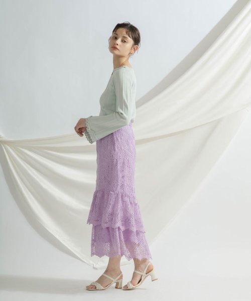 レースマーメイドスカート 