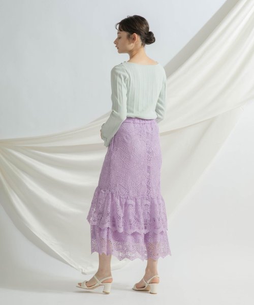 レースマーメイドスカート 