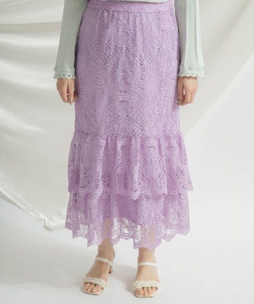 レースマーメイドスカート 