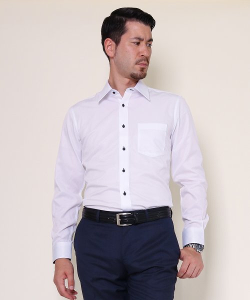 FLiC(フリック)/ワイシャツ メンズ ビジネスシャツ Yシャツ yシャツ カッターシャツ ドレスシャツ シャツ フォーマル ビジネス ノーマル スリム スマート 大きいサイズ 形/img05