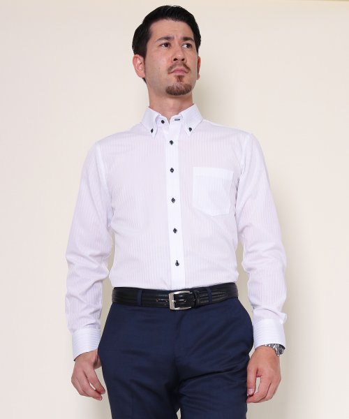FLiC(フリック)/ワイシャツ メンズ ビジネスシャツ Yシャツ yシャツ カッターシャツ ドレスシャツ シャツ フォーマル ビジネス ノーマル スリム スマート 大きいサイズ 形/img05