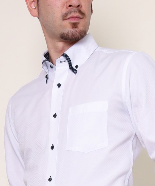 FLiC(フリック)/ワイシャツ メンズ ビジネスシャツ Yシャツ yシャツ カッターシャツ ドレスシャツ シャツ フォーマル ビジネス ノーマル スリム スマート 大きいサイズ 形/img06