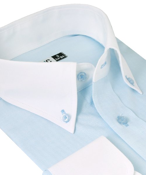 FLiC(フリック)/ワイシャツ メンズ ビジネスシャツ Yシャツ yシャツ カッターシャツ ドレスシャツ シャツ フォーマル ビジネス ノーマル スリム スマート 大きいサイズ 形/img01