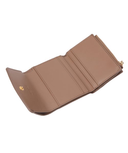 UNGRID bag(アングリッド　バッグ)/牛革天然石ブローチ　フラップ三つ折りミニ財布/img18