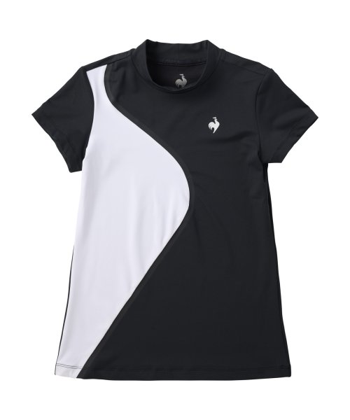 le coq sportif GOLF (ルコックスポルティフ（ゴルフ）)/【RIJOUME】バイカラーモックネックシャツ(吸汗速乾/ストレッチ/UVケア(UPF50)/ECO)【アウトレット】/img01