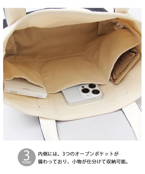 AMS SELECT(エーエムエスセレクト)/【 OUTDOOR PRODUCTS / アウトドアプロダクツ 】 キャンバス ミニトートバッグ / ランチバッグ / ランチトート / アウトドア / ワンマ/img04